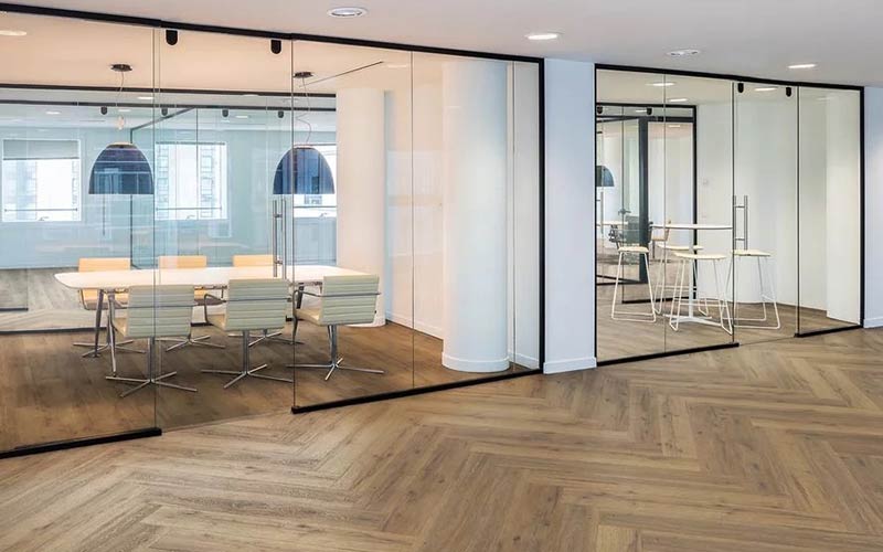 Luxury Vinyl Tiles (LVT) - Herringbone floor Luxury Vinyl Tiles (LVT) - Herringbone floor